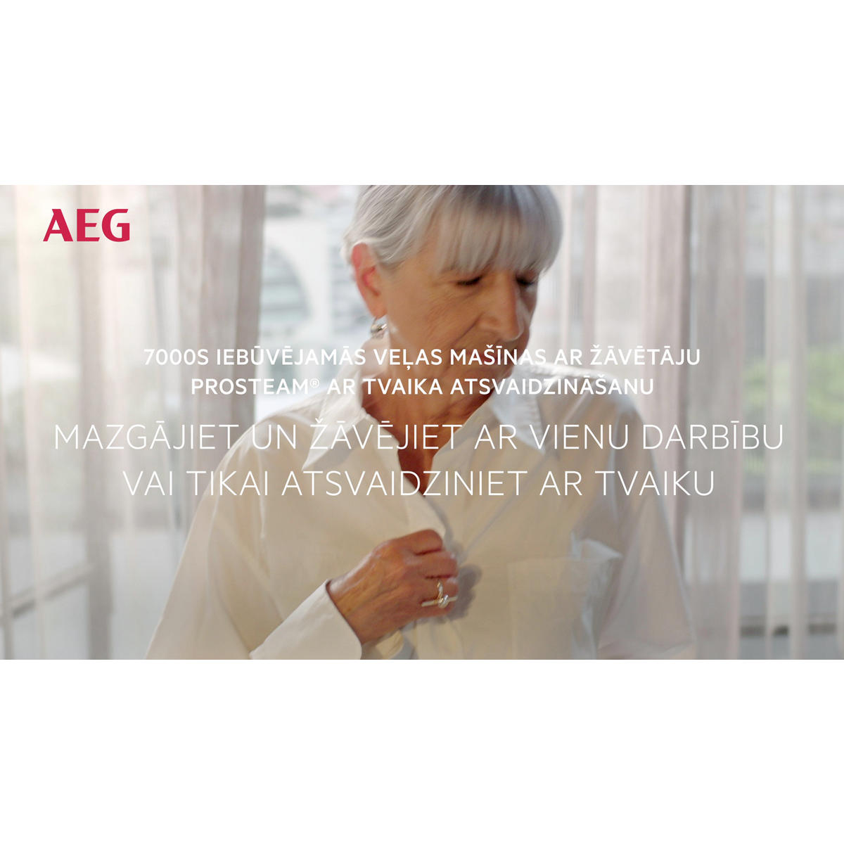 AEG - Brīvstāvoša veļas mašīna ar žāvētāju - LWR71944B