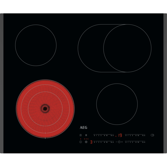 3000.sērijas Keramikas virsma Iebūvējama Keramiska plīts virsma 60 cm