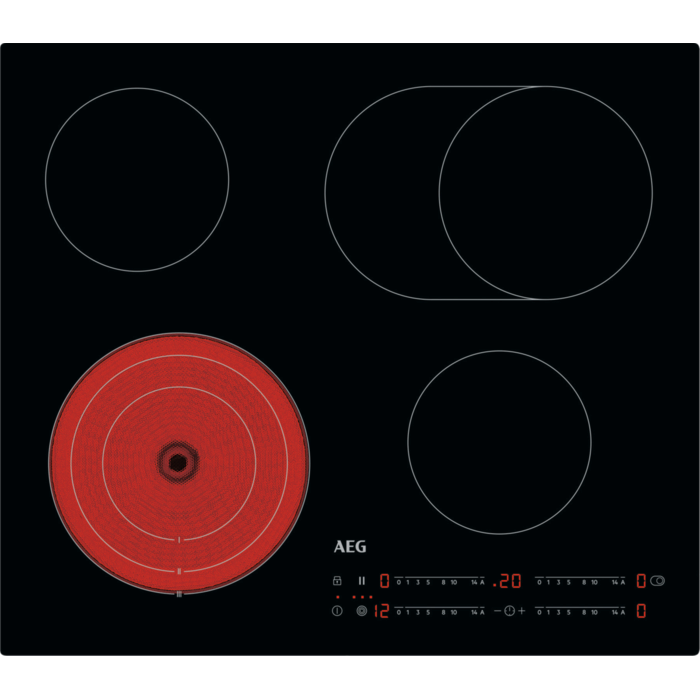 3000.sērijas Keramikas virsma Iebūvējama Keramiska plīts virsma 60 cm