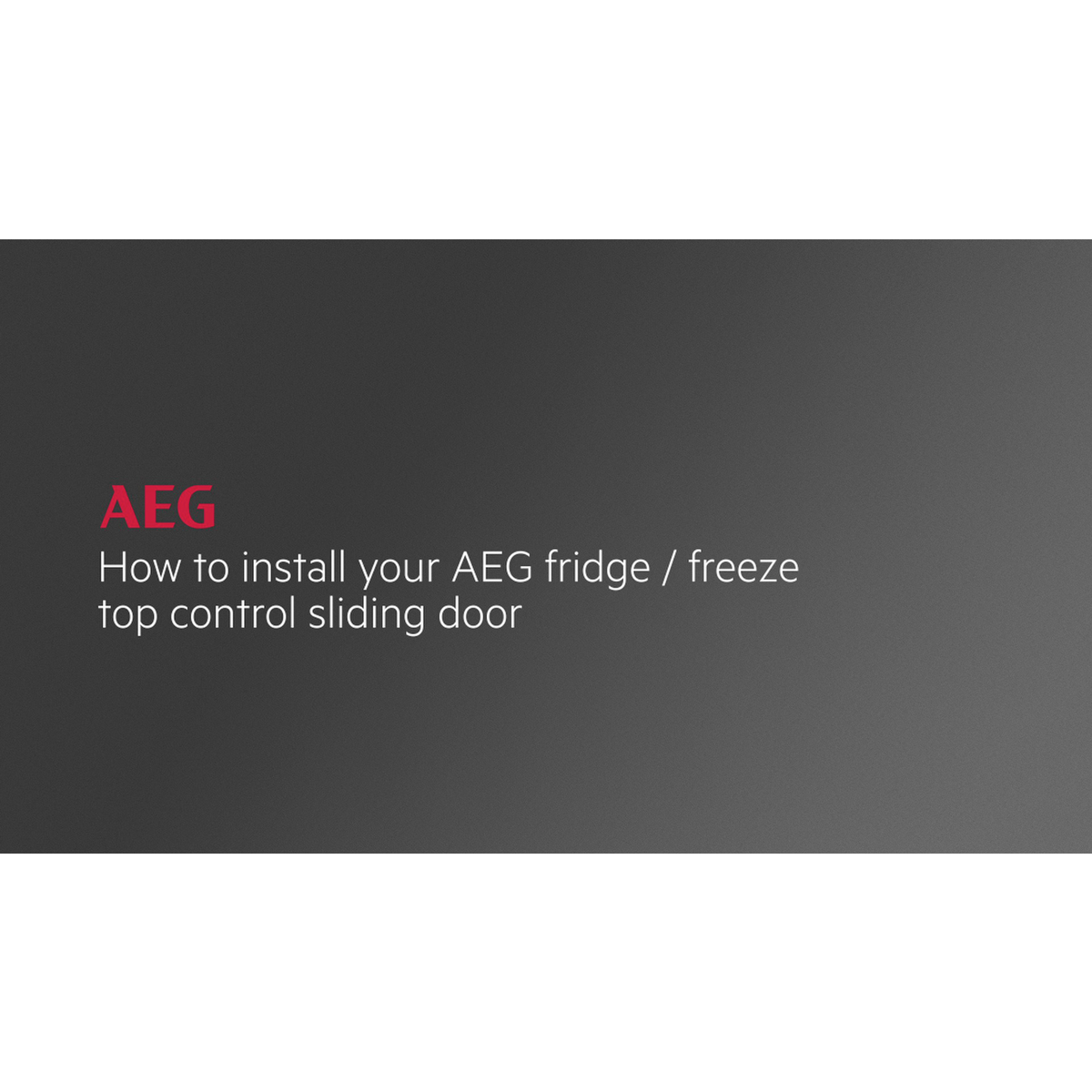 AEG - Iebūvējams ledusskapis ar saldētavu - TSC8M181DS