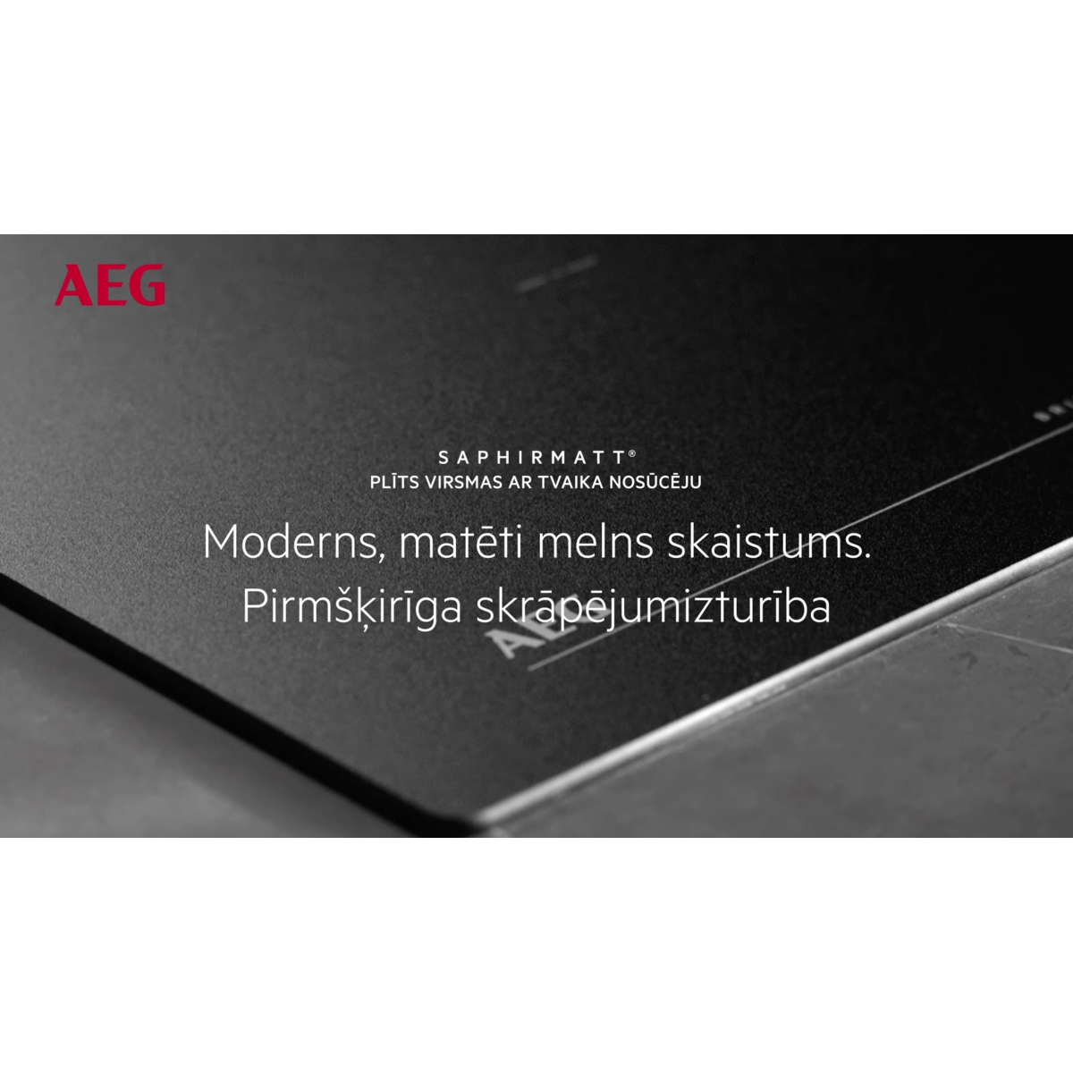 AEG - Plīts virsma ar iebūvētu nosūcēju - TH84CC23CZ