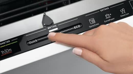 Dishwasher with QuickSelect